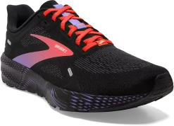 BROOKS Women’s Launch 9 (026 - Black/Coral/Purple) -Saucony Store 120373 026 A Launch 9