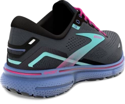 BROOKS Women's Ghost 15 (079 - Black/Blue/Aruba) -Saucony Store 120380 079 H Ghost 15