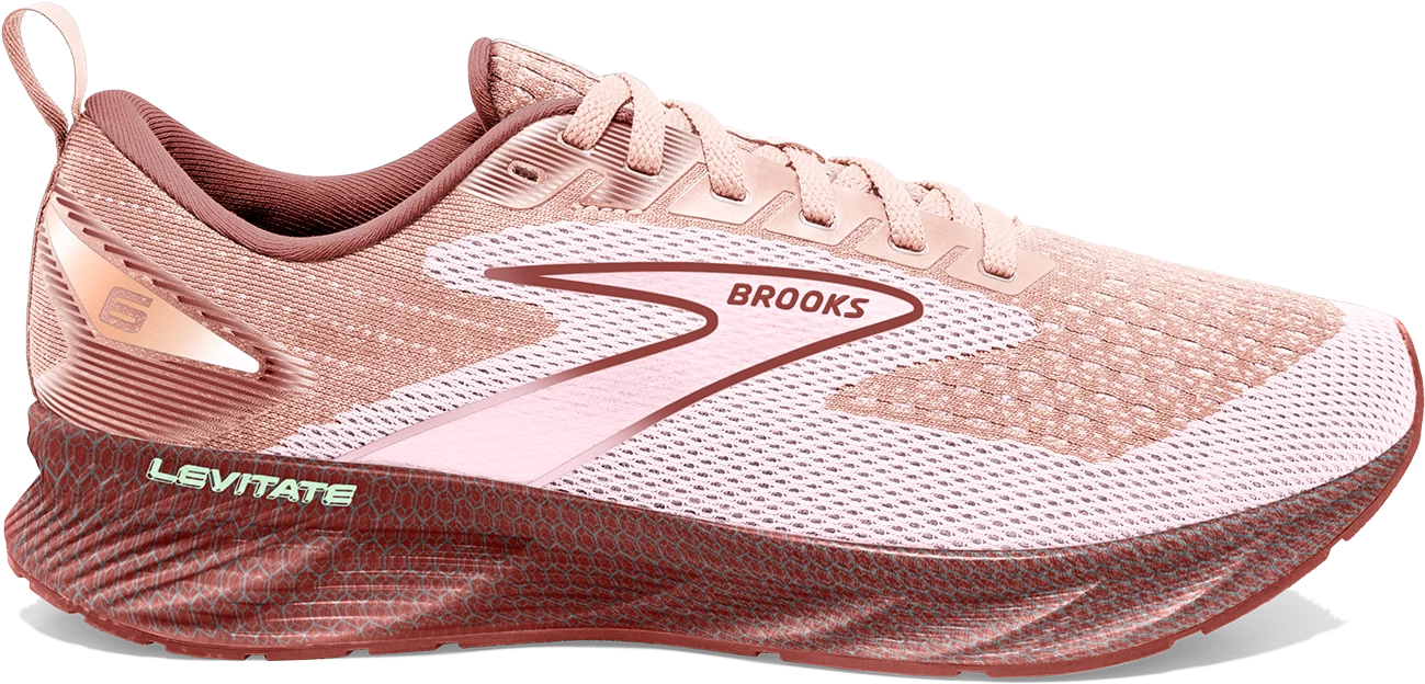 BROOKS Women's Levitate 6 (662 - Peach Whip/Pink) 1 BROOKS Women's Levitate 6 (662 - Peach Whip/Pink)