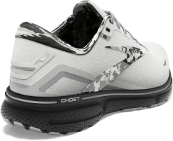 BROOKS Men's Ghost 15 (149 - White/Ebony/Oyster) -Saucony Store 1677E8A9 9D91 4142 B92D DF23CAE0187A