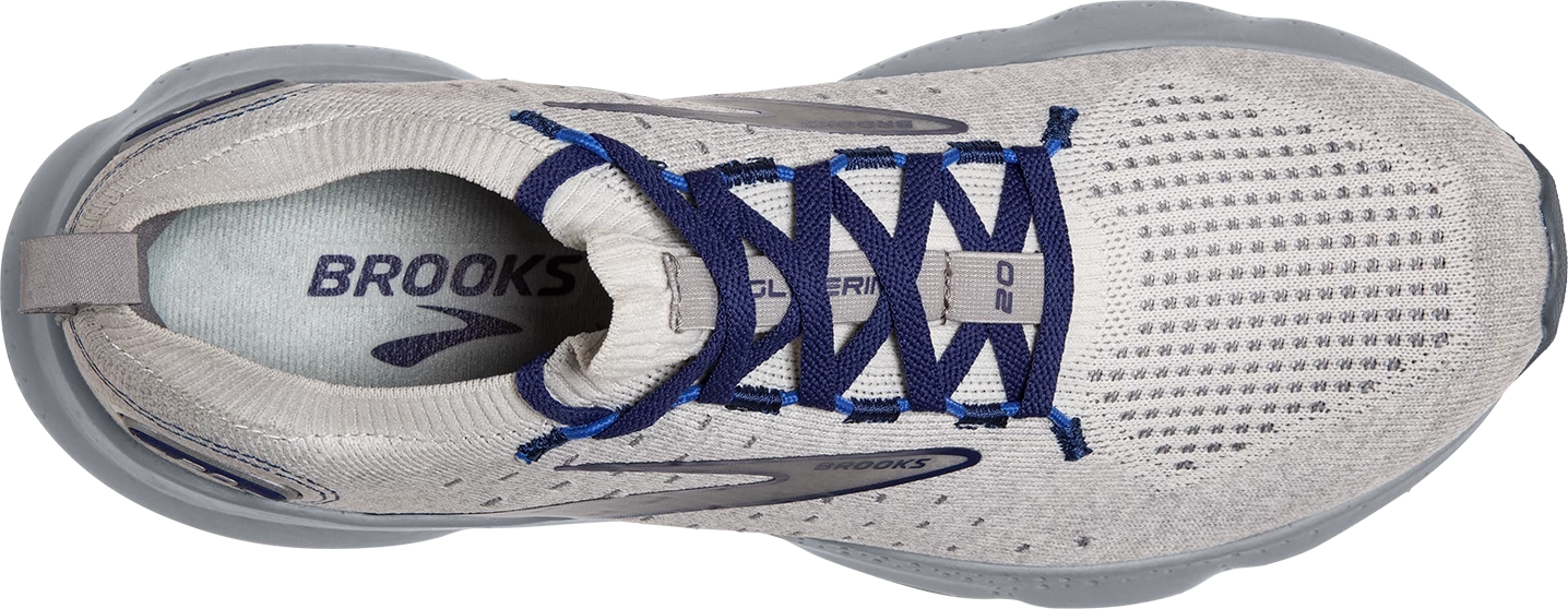 BROOKS Men’s Glycerin Stealthfit 20 (081 - Oyster/Alloy/Blue Depths) 5 BROOKS Men’s Glycerin Stealthfit 20 (081 - Oyster/Alloy/Blue Depths) - Image 5