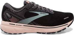 BROOKS Women's Ghost 14 (026 - Black/Pearl/Peach)
