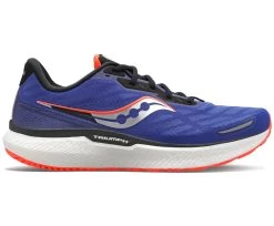 Saucony Men’s Triumph 19 (16 - Sapphire/Vizi Red)