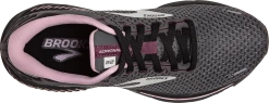 BROOKS Women's Adrenaline GTS 22 (015 - Pearl/Black/Metallic) -Saucony Store 2B010662 C491 4228 9797 00ABB162B1B3