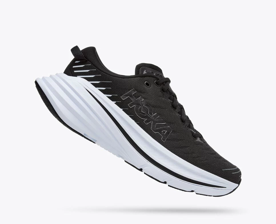 Hoka Women’s Bondi X (BWHT - Black/White) 2 Hoka Women’s Bondi X (BWHT - Black/White) - Image 2