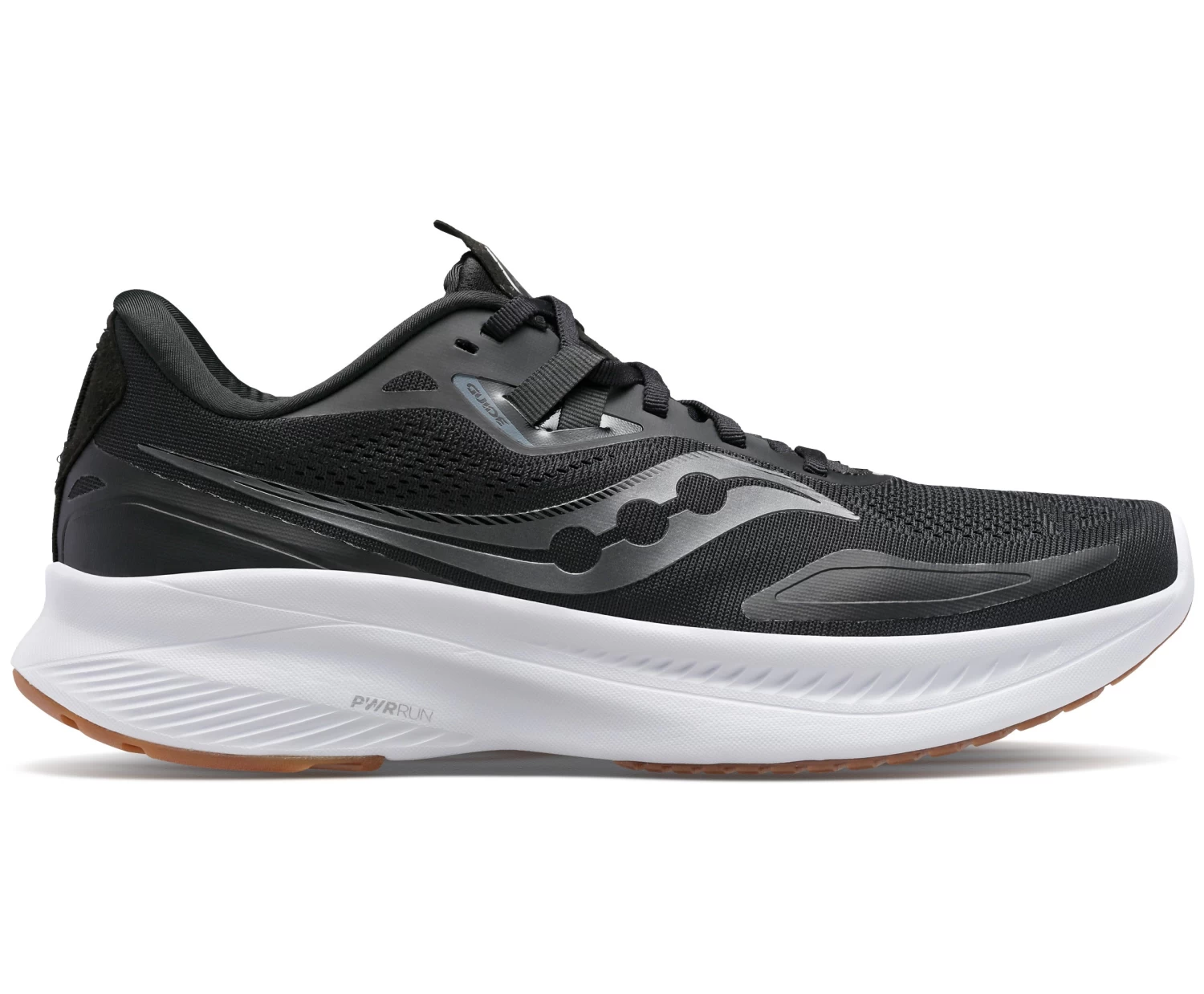 Saucony Men's Guide 15 (12 - Black/Gum) 1 Saucony Men's Guide 15 (12 - Black/Gum)