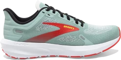 BROOKS Womenâs Launch 9 (413 - Blue Surf/Black/Cherry Tomato)