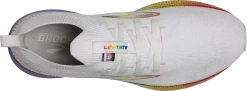 BROOKS Women’s "Love Moves" Levitate Stealthfit 5 (197 - White/Oyster/Multi) -Saucony Store 48B4A5DD CCCA 43A4 A689 B81C3C2FFD9D
