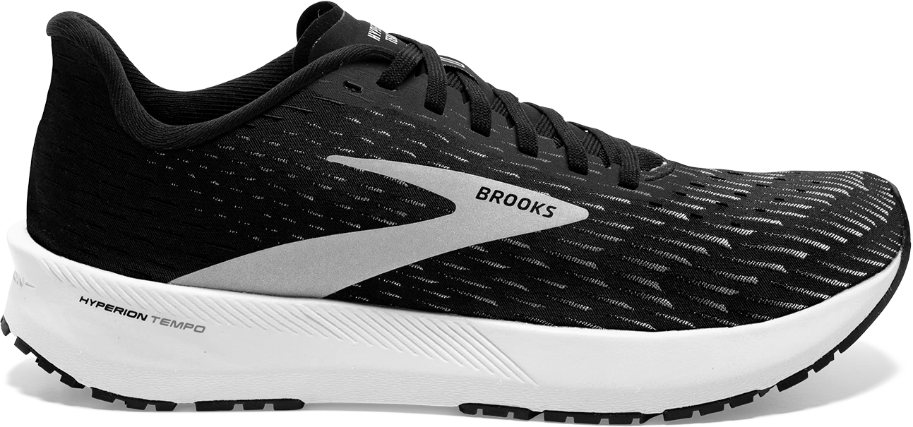 BROOKS Men's Hyperion Tempo (091 - Black/Silver/White) 2 BROOKS Men's Hyperion Tempo (091 - Black/Silver/White) - Image 2