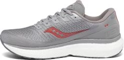 Saucony Men's Triumph 18 (30 - Alloy/red) -Saucony Store 50200724 B78B 41AC A7AC C867302C42A6