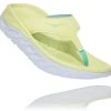 Hoka Women's Ora Recovery Flip (LGBT - Luminary Green/Blue Tint)