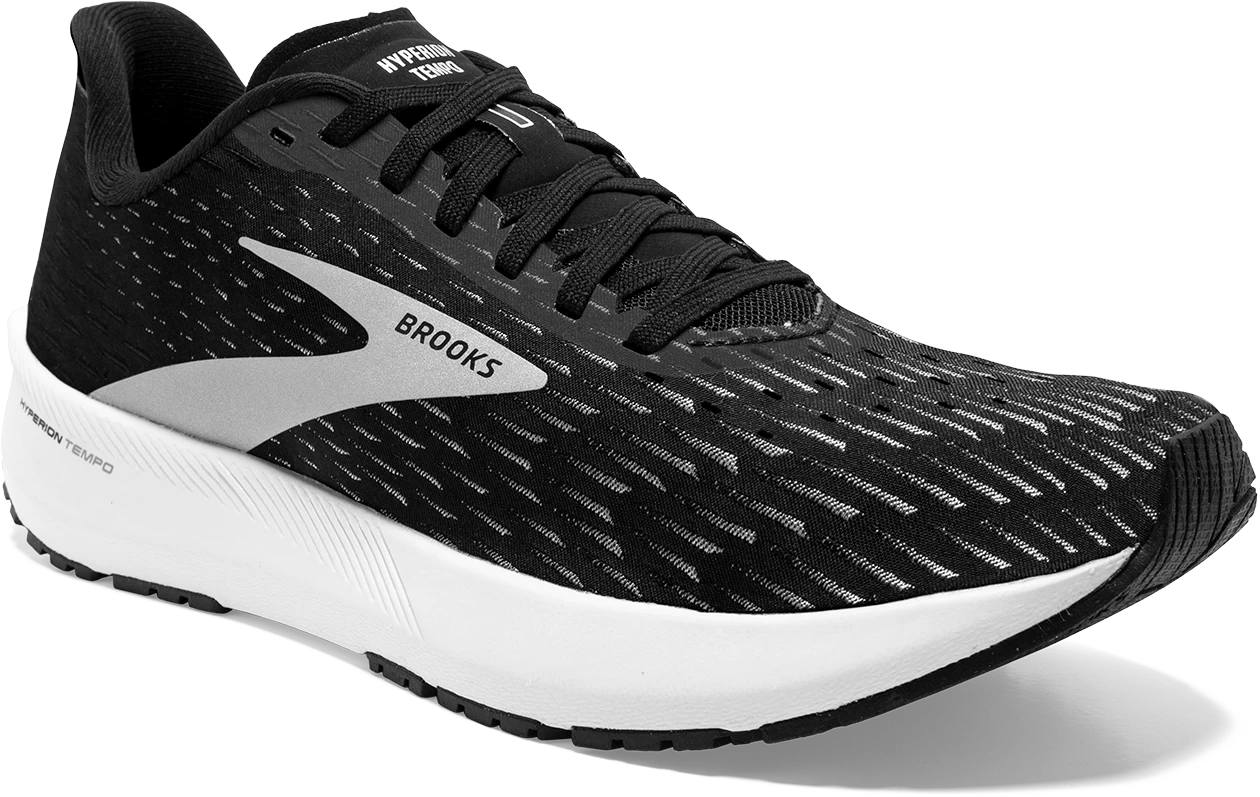 BROOKS Men's Hyperion Tempo (091 - Black/Silver/White) 1 BROOKS Men's Hyperion Tempo (091 - Black/Silver/White)