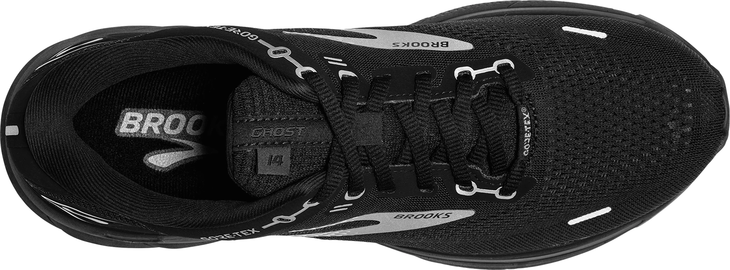 BROOKS Men's Ghost 14 GTX (020 - Black/Black/Ebony) 5 BROOKS Men's Ghost 14 GTX (020 - Black/Black/Ebony) - Image 5