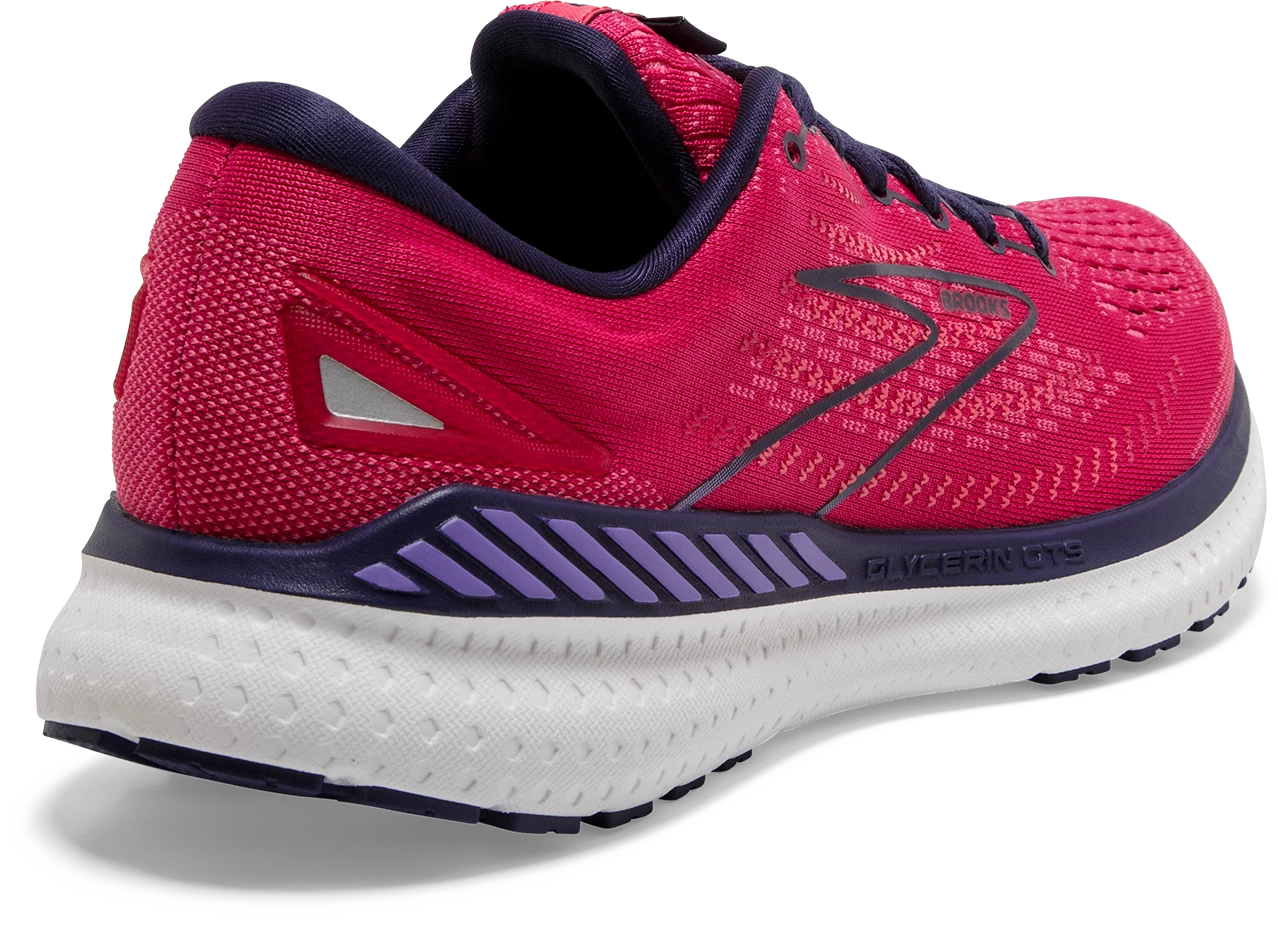 BROOKS Women's Glycerin GTS 19 (623 - Barberry/Purple/Calypso) 4 BROOKS Women's Glycerin GTS 19 (623 - Barberry/Purple/Calypso) - Image 4