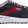 BROOKS Men's Beast '20 WIDE 2E (019 - Blackened Pearl/Black/Red)