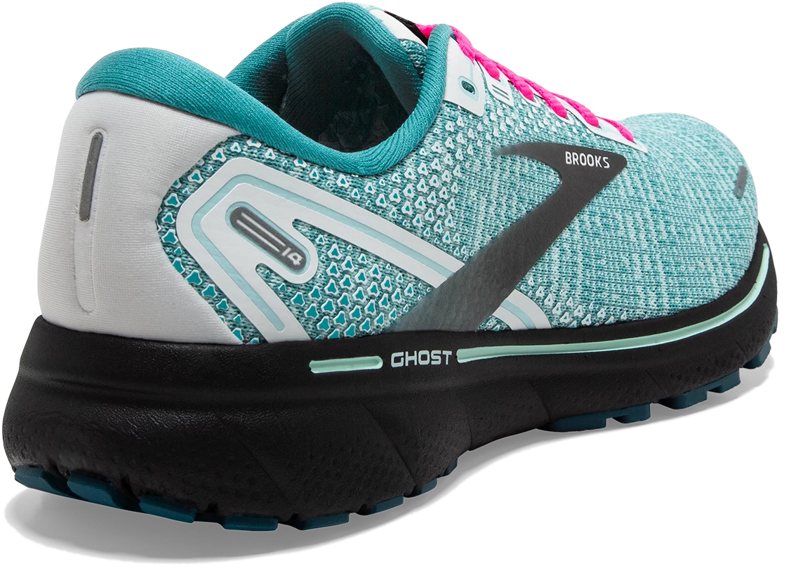BROOKS Women's Ghost 14 (141 - White/Black/Blue Light) 4 BROOKS Women's Ghost 14 (141 - White/Black/Blue Light) - Image 4