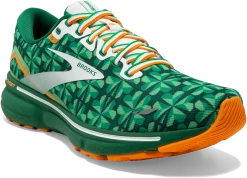 BROOKS Men's Ghost 15 “Run Lucky” (371 - Green/White/Orange) -Saucony Store 7F8FA9A4 3A5E 420D BCA4 A6D863FD6169
