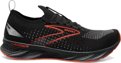 BROOKS Men's Levitate Stealthfit 6 (090 - Black/Spicy Orange)