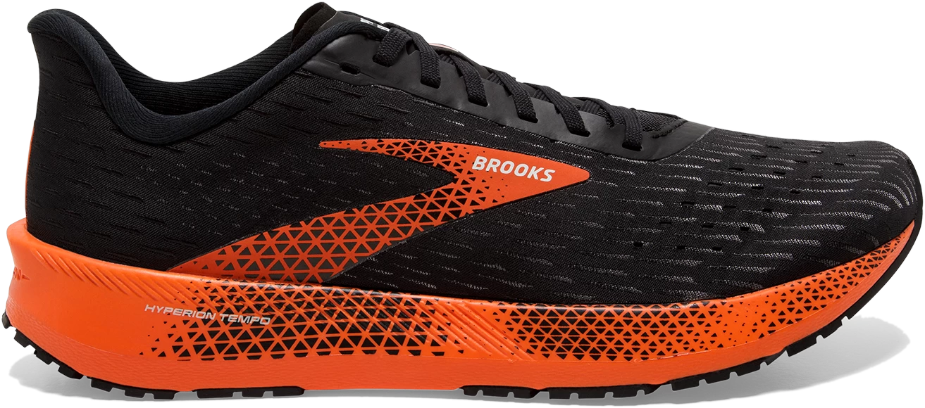 BROOKS Men’s Hyperion Tempo (064 - Black/Flame/Grey) 1 BROOKS Men’s Hyperion Tempo (064 - Black/Flame/Grey)