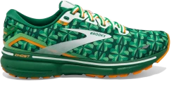 BROOKS Men's Ghost 15 “Run Lucky” (371 - Green/White/Orange)