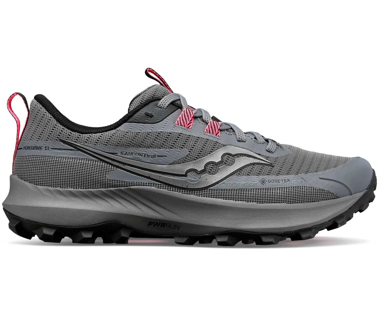 Saucony Women’s Peregrine 13 GTX (05 - Gravel/Black) 1 Saucony Women’s Peregrine 13 GTX (05 - Gravel/Black)