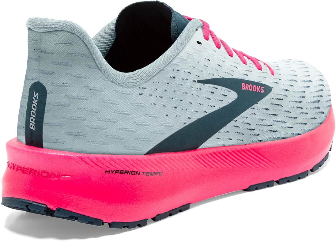 BROOKS Women's Hyperion Tempo (110 - Ice Flow/Navy/Pink) 3 BROOKS Women's Hyperion Tempo (110 - Ice Flow/Navy/Pink) - Image 3