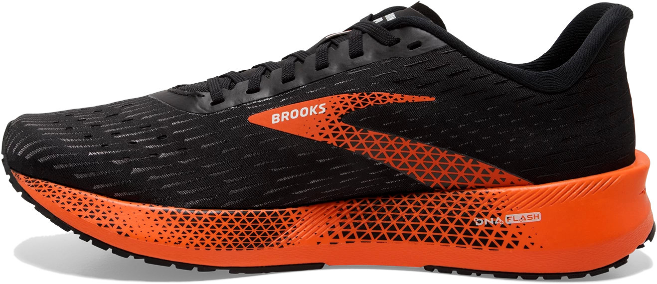 BROOKS Men’s Hyperion Tempo (064 - Black/Flame/Grey) 2 BROOKS Men’s Hyperion Tempo (064 - Black/Flame/Grey) - Image 2