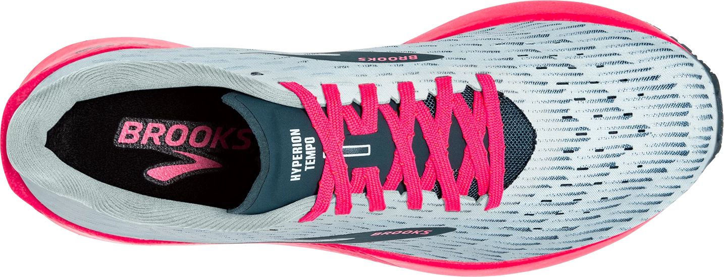 BROOKS Women's Hyperion Tempo (110 - Ice Flow/Navy/Pink) 5 BROOKS Women's Hyperion Tempo (110 - Ice Flow/Navy/Pink) - Image 5