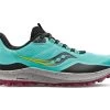 Saucony Women's Peregrine 12 (26 - Cool Mint/Acid)