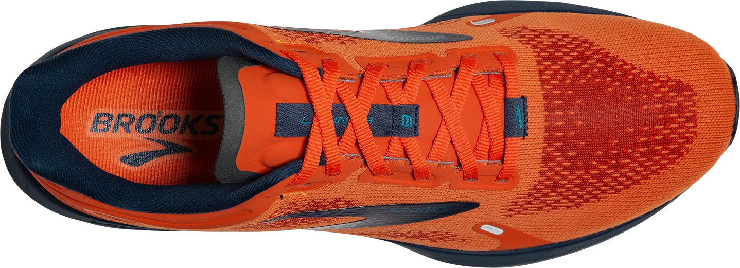 BROOKS Men’s Launch 9 (854 - Flame/Titan/Crystal Teal) 4 BROOKS Men’s Launch 9 (854 - Flame/Titan/Crystal Teal) - Image 4