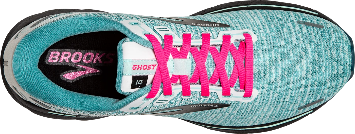 BROOKS Women's Ghost 14 (141 - White/Black/Blue Light) 5 BROOKS Women's Ghost 14 (141 - White/Black/Blue Light) - Image 5