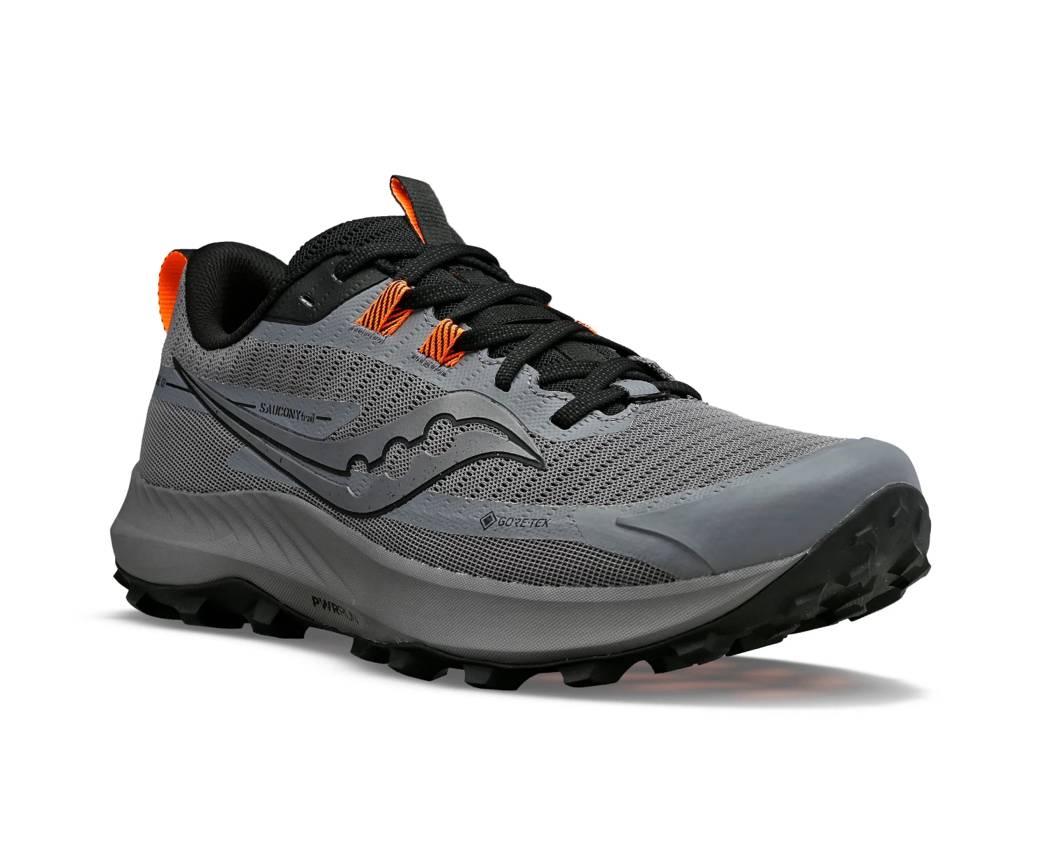 Saucony Men’s Peregrine 13 GTX (05 - Gravel/Black) 3 Saucony Men’s Peregrine 13 GTX (05 - Gravel/Black) - Image 3