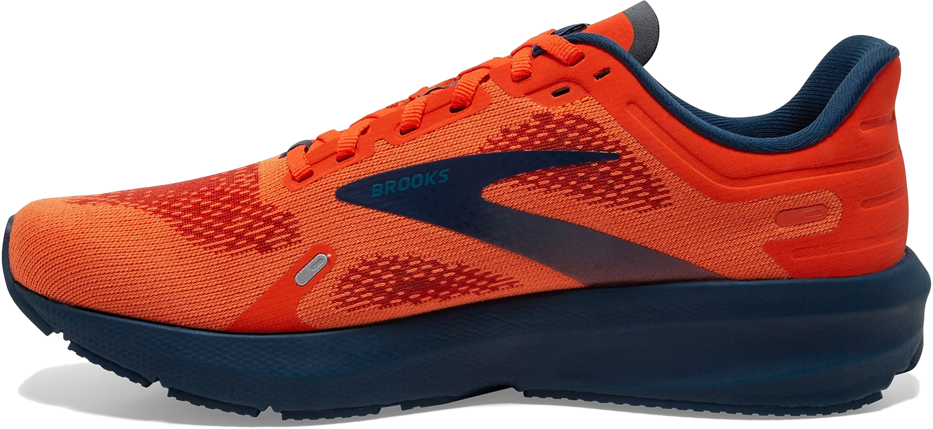 BROOKS Men’s Launch 9 (854 - Flame/Titan/Crystal Teal) 2 BROOKS Men’s Launch 9 (854 - Flame/Titan/Crystal Teal) - Image 2