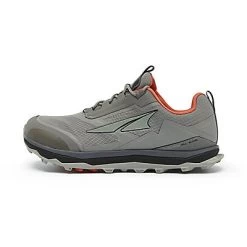 Altra Womenâs Lone Peak ALL-WTHR Low (280- Gray/Orange)