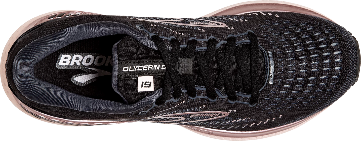 BROOKS Women's Glycerin GTS 19 (074 - Black/Ombre/Metallic) 4 BROOKS Women's Glycerin GTS 19 (074 - Black/Ombre/Metallic) - Image 4