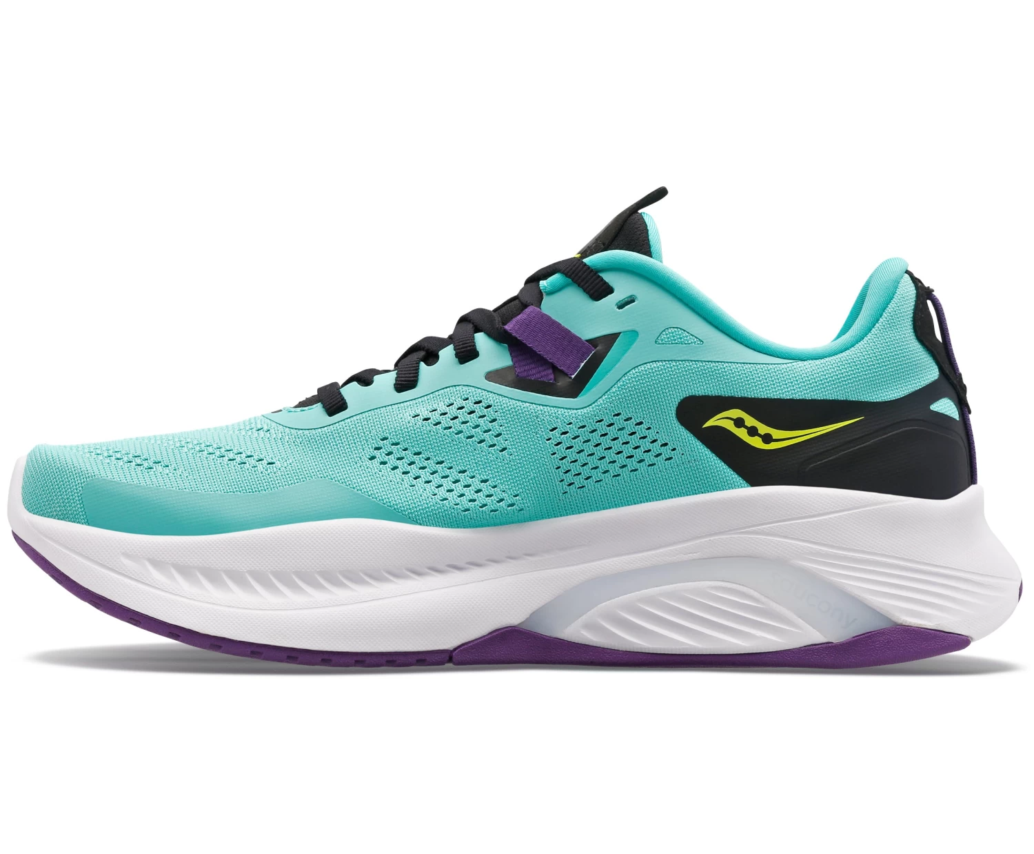 Saucony Women's Guide 15 (26 - Cool Mint/Acid) 2 Saucony Women's Guide 15 (26 - Cool Mint/Acid) - Image 2