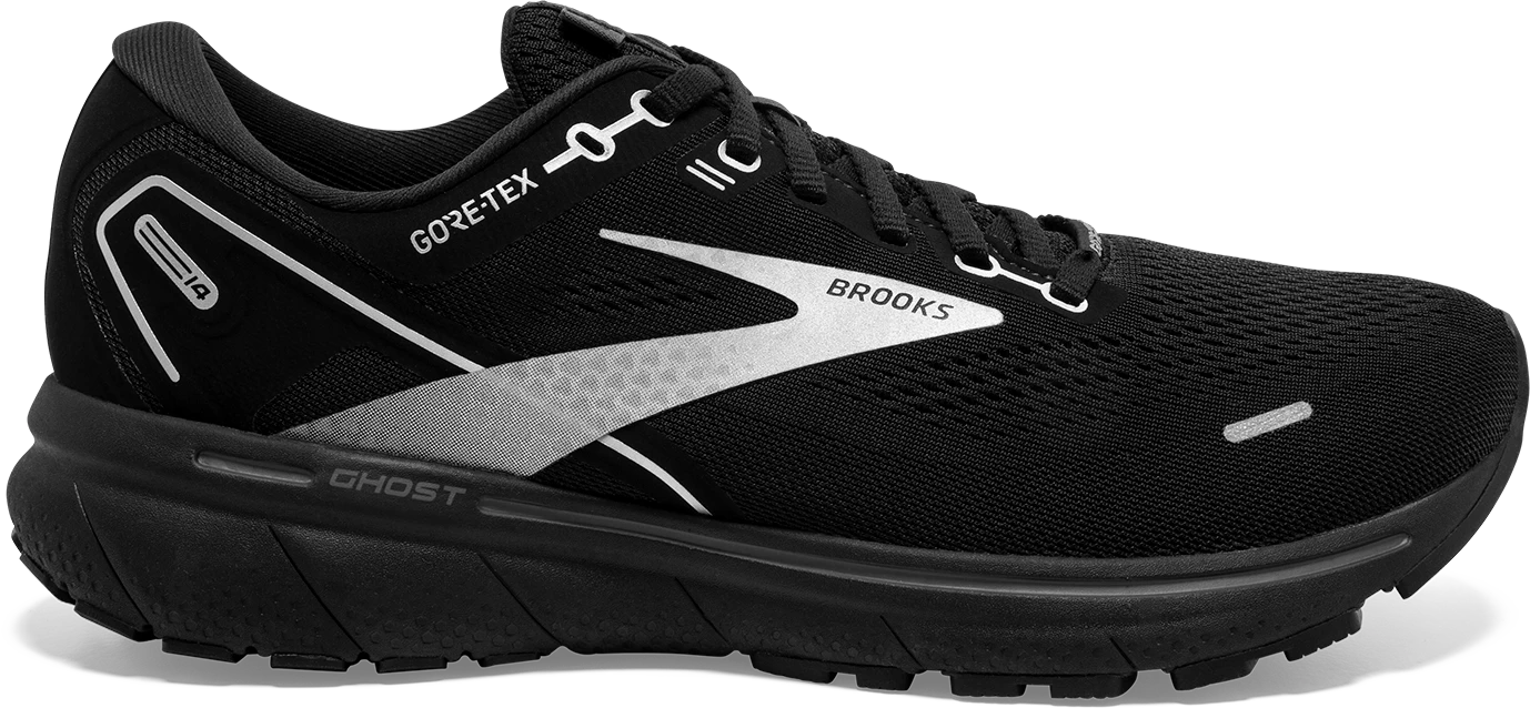 BROOKS Men's Ghost 14 GTX (020 - Black/Black/Ebony) 1 BROOKS Men's Ghost 14 GTX (020 - Black/Black/Ebony)