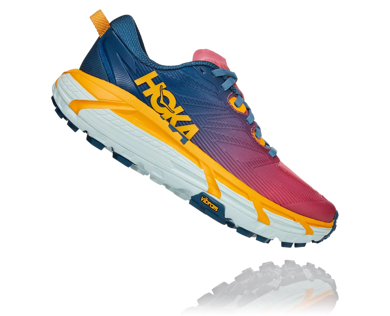 Hoka Women’s Mafate Speed 3 (MBSF - Moroccan Blue/Saffron)) 2 Hoka Women’s Mafate Speed 3 (MBSF - Moroccan Blue/Saffron)) - Image 2
