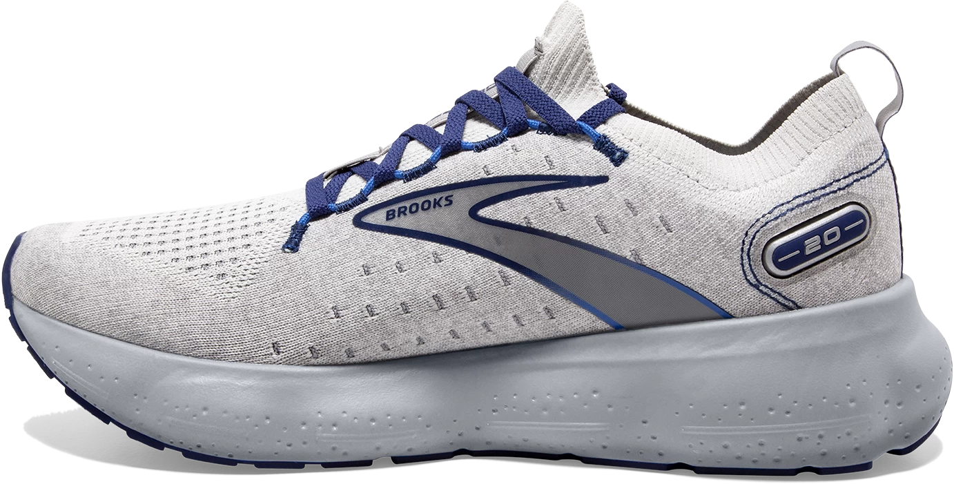 BROOKS Men’s Glycerin Stealthfit 20 (081 - Oyster/Alloy/Blue Depths) 2 BROOKS Men’s Glycerin Stealthfit 20 (081 - Oyster/Alloy/Blue Depths) - Image 2