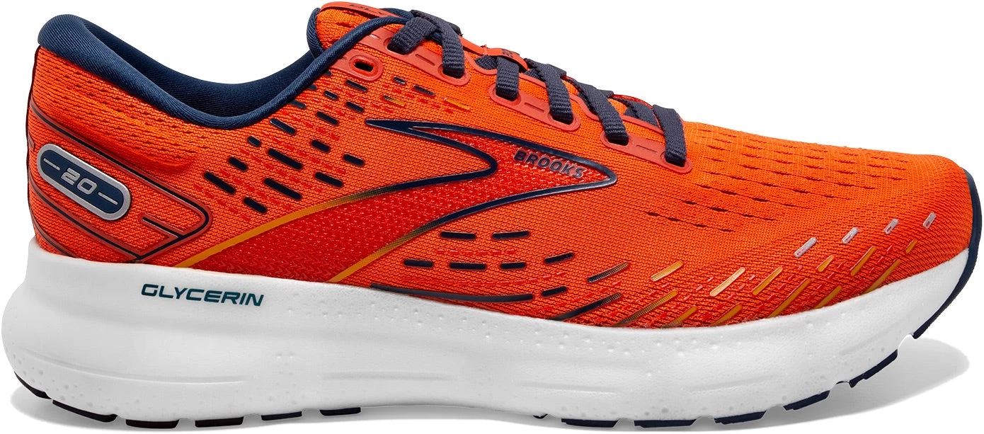 BROOKS Men’s Glycerin 20 (843 - Orange/Titan/Flame) 1 BROOKS Men’s Glycerin 20 (843 - Orange/Titan/Flame)