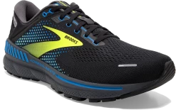 BROOKS Men’s Adrenaline GTS 22 (069 - Black/Blue/Nightlife) -Saucony Store D58F56C1 7C2D 4F4E A1E1 A3A4C1F81F84