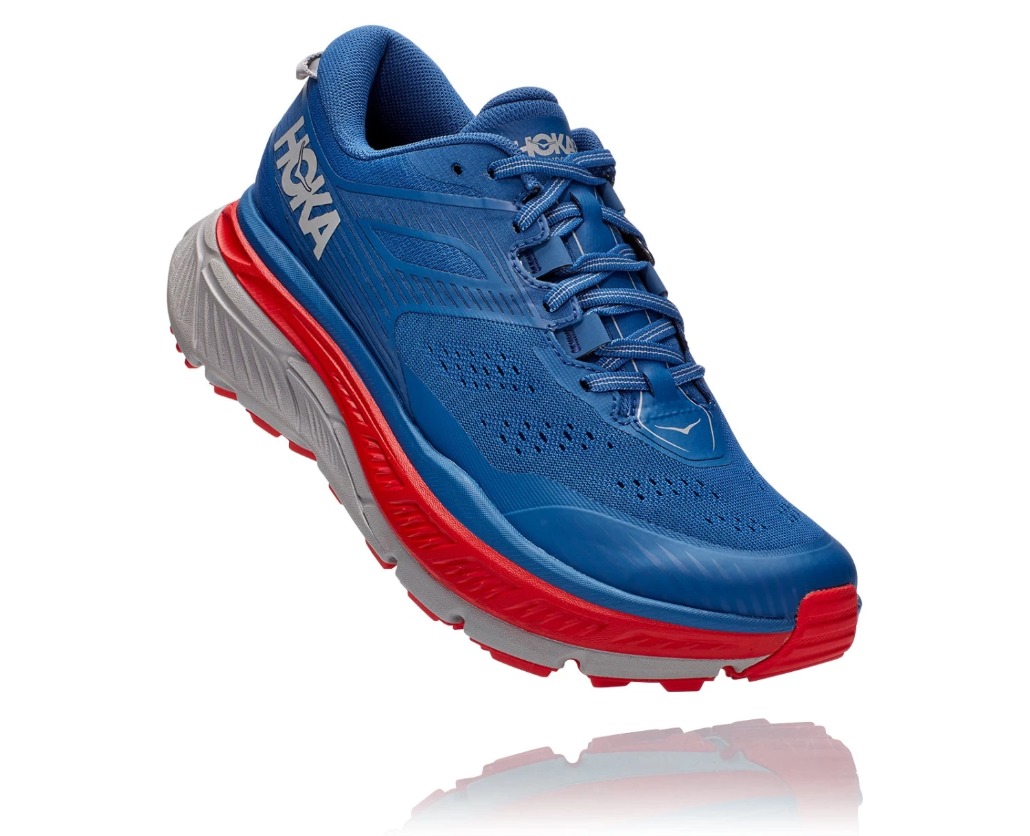 Hoka Men's Stinson ATR 6 (DBHRR - Dark Blue/high Risk Red) 1 Hoka Men's Stinson ATR 6 (DBHRR - Dark Blue/high Risk Red)