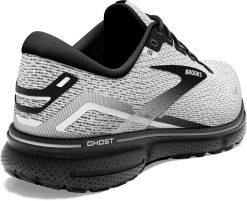BROOKS Men's Ghost 15 (121 - White/Black) -Saucony Store DBF0775F 518E 4ED6 B6A7 EBA2F1F7F164