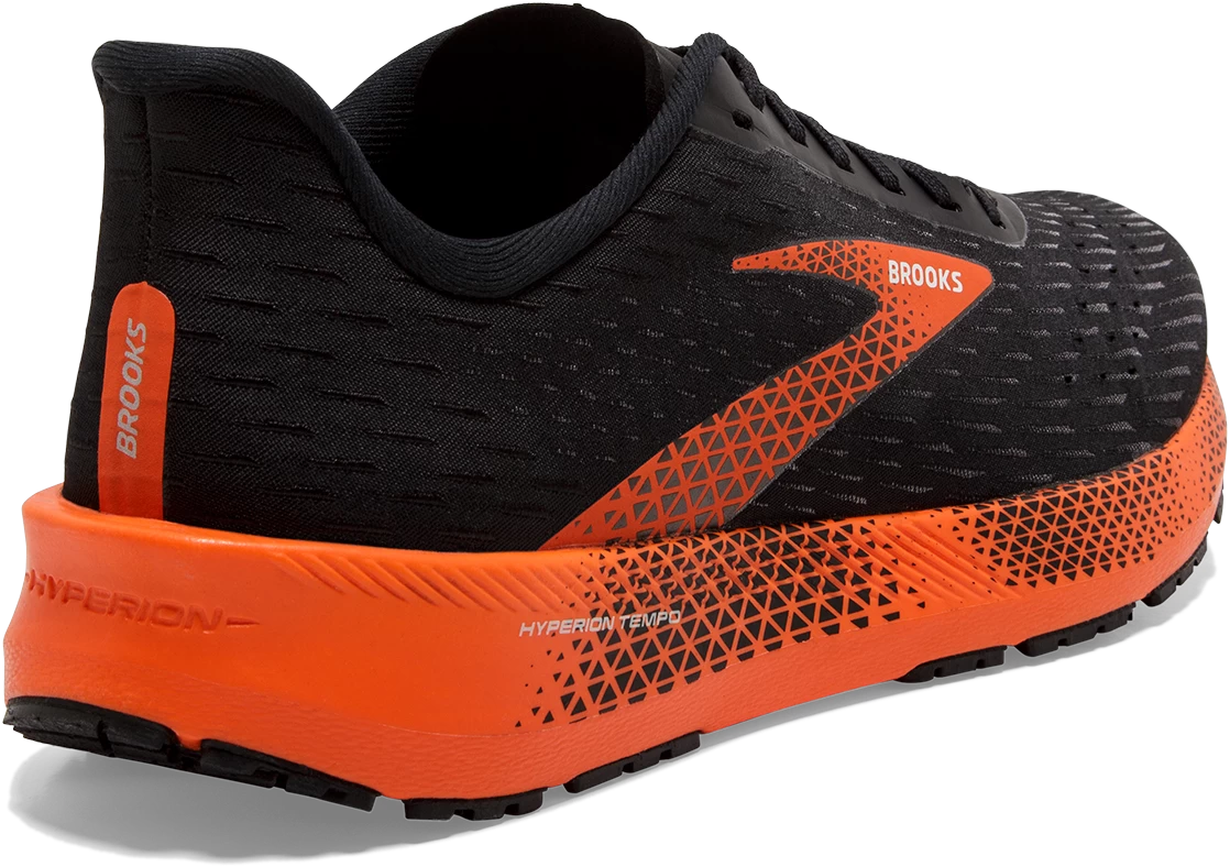 BROOKS Men’s Hyperion Tempo (064 - Black/Flame/Grey) 4 BROOKS Men’s Hyperion Tempo (064 - Black/Flame/Grey) - Image 4