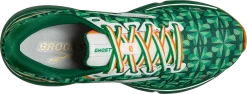 BROOKS Men's Ghost 15 “Run Lucky” (371 - Green/White/Orange) -Saucony Store EDB54A67 B478 4A36 9DB7 D0BEAB5BE17D