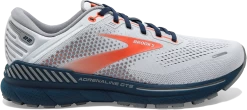 BROOKS Men’s Adrenaline GTS 22 (004 - Arctic/Red/Titan)