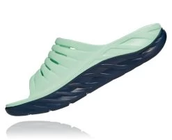 Hoka Men's Ora Recovery Slide (GAOS - Green Ash/Outer Space) -Saucony Store GAOS4