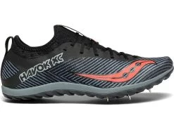Saucony Women's Havok XC 2 (1 - BLK/GRY/VIZ RED)