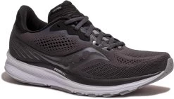 Saucony Women's Ride 14 (45 - Charcoal/Black) -Saucony Store S10650 45 5