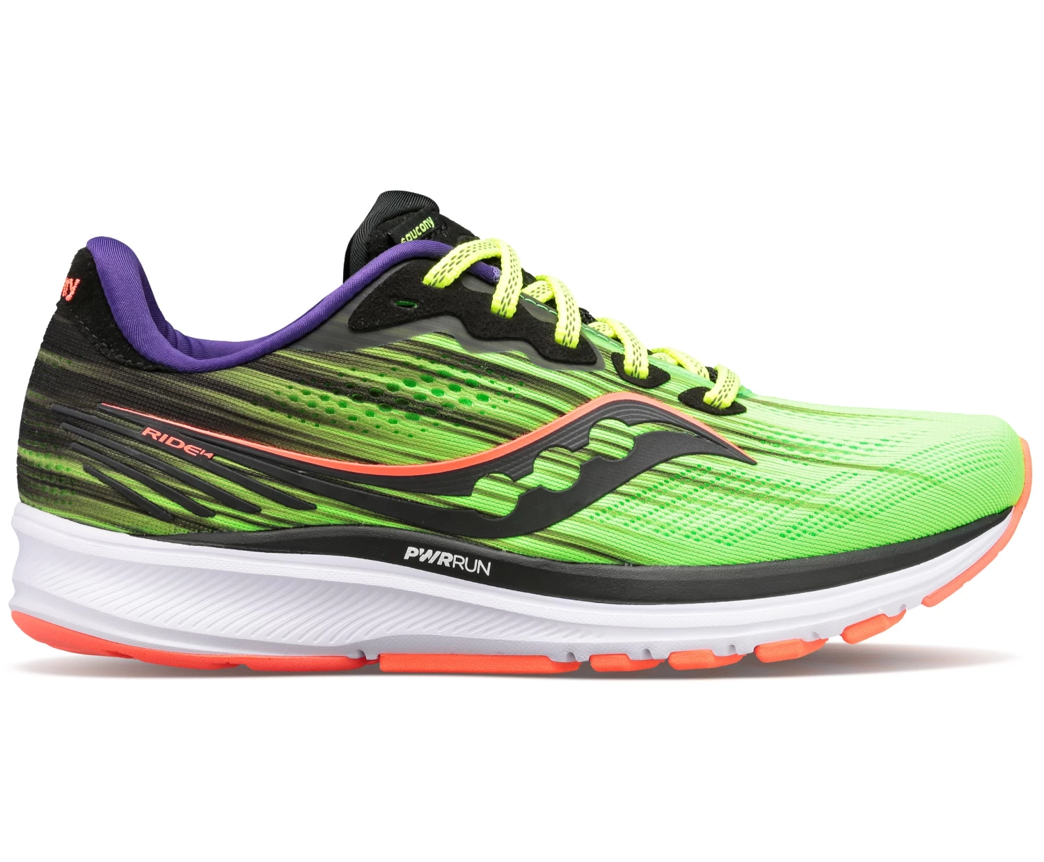 Saucony Women's Ride 14 (65 - Vizi Pro) 1 Saucony Women's Ride 14 (65 - Vizi Pro)